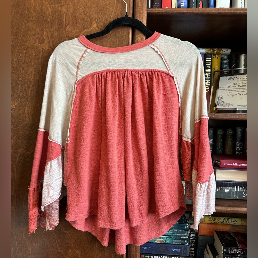 Free People Slouchy blouse shirt